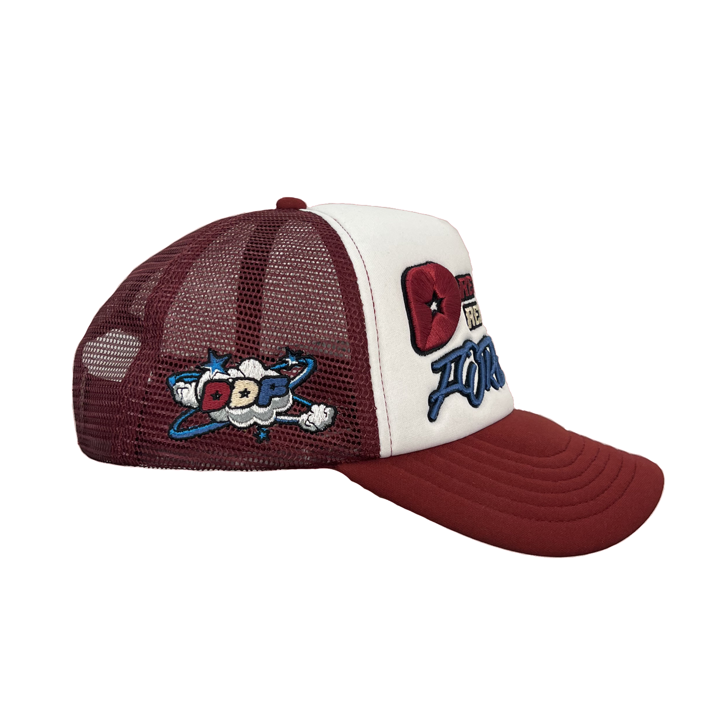 DDF Red White Trucker Hat