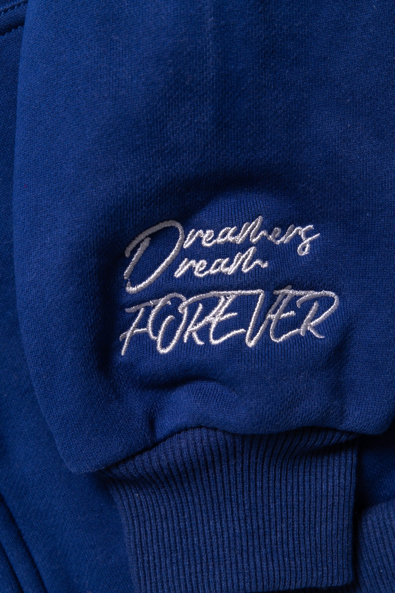 DDF Front Logo Zip Hoodie Navy