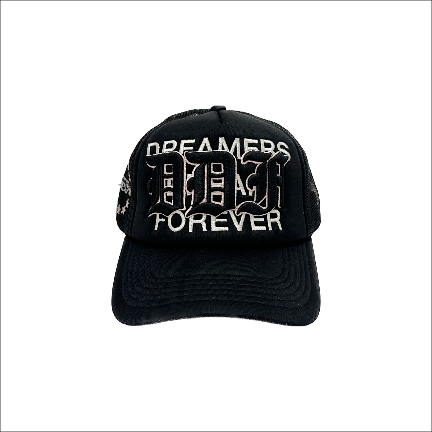 DDF Trucker Hat SS23 Black White Pink