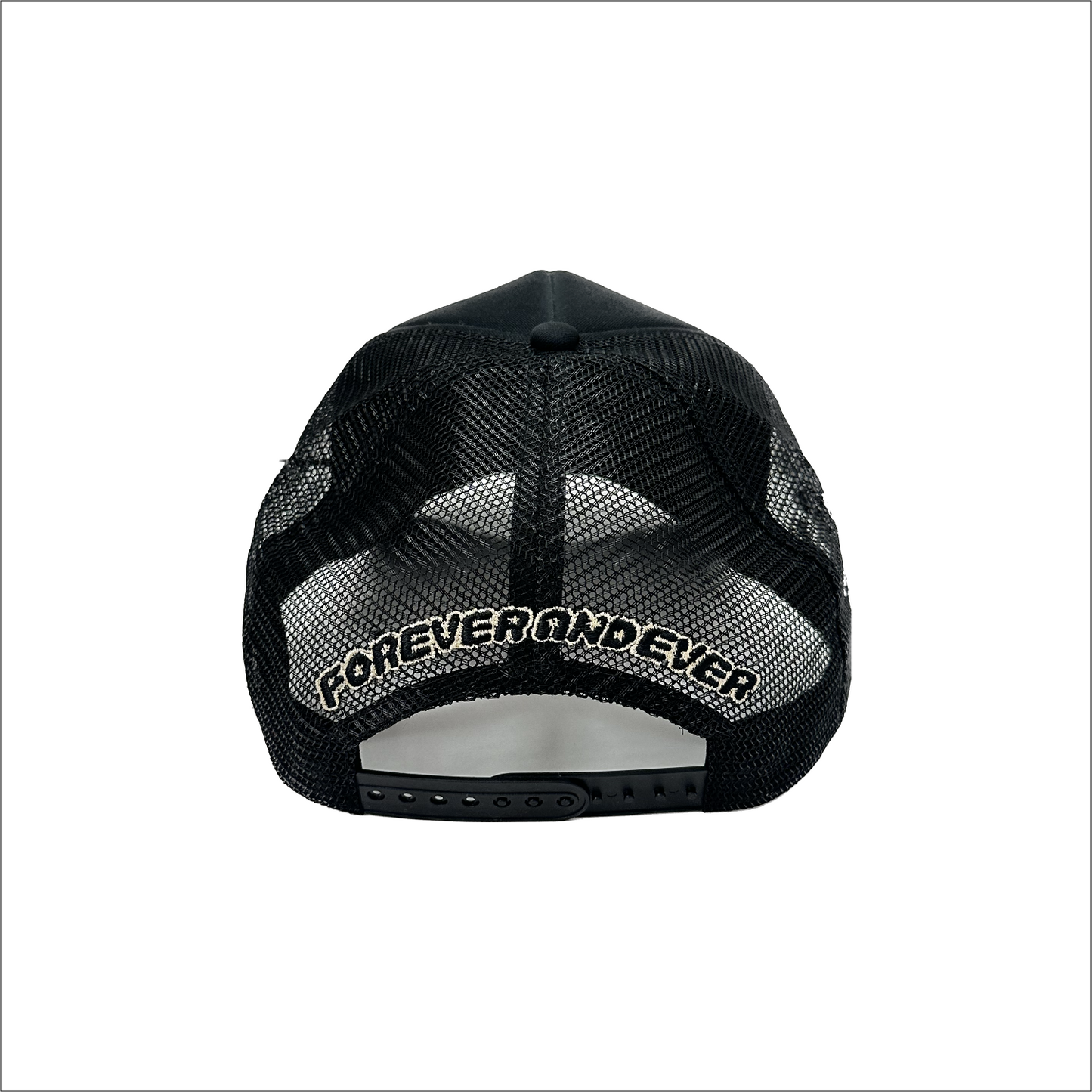 DDF Trucker Hat SS23 Black White Cream